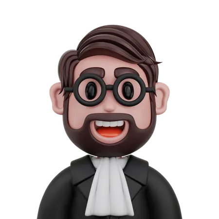 Judge  3D Icon