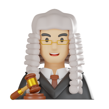 Judge  3D Icon