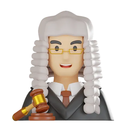 Judge  3D Icon