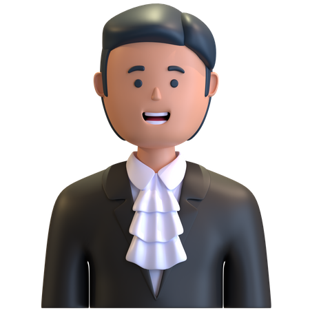 Judge  3D Icon