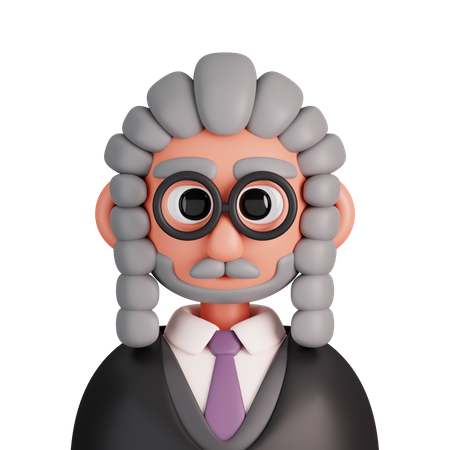Judge  3D Icon
