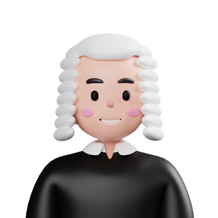 Judge  3D Icon