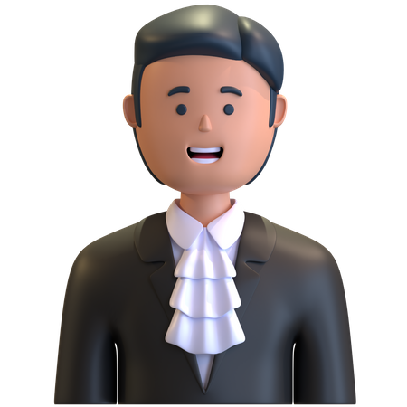 Judge  3D Illustration