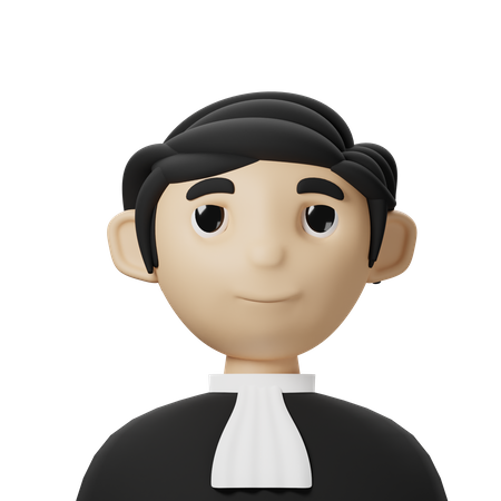 Judge Avatar  3D Icon