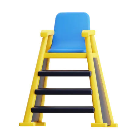 Judge Chair  3D Icon