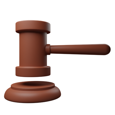 Judge gavel  3D Icon