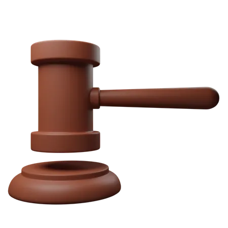 Judge gavel  3D Icon