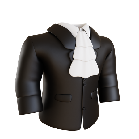 Judge Suit  3D Icon