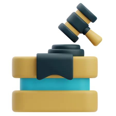 Judge Table  3D Icon