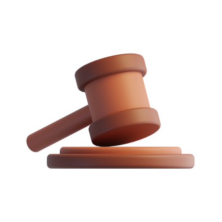 Judges Gavel  3D Icon