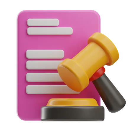 Judicial  3D Icon