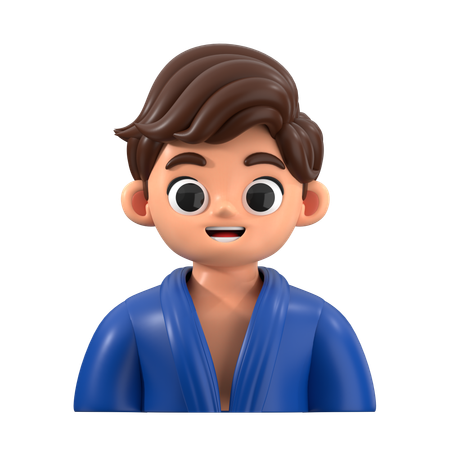 Judo Athlete  3D Icon