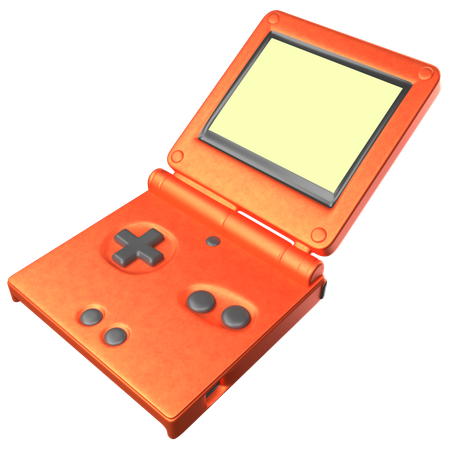 Game boy avance sp  3D Icon