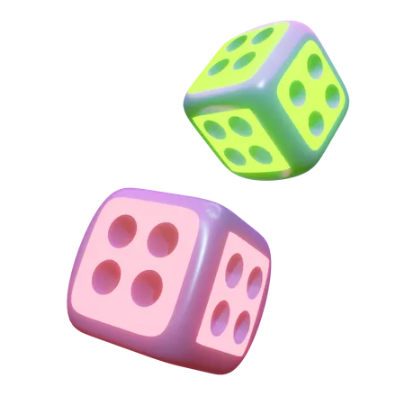 Cubo de juego  3D Icon