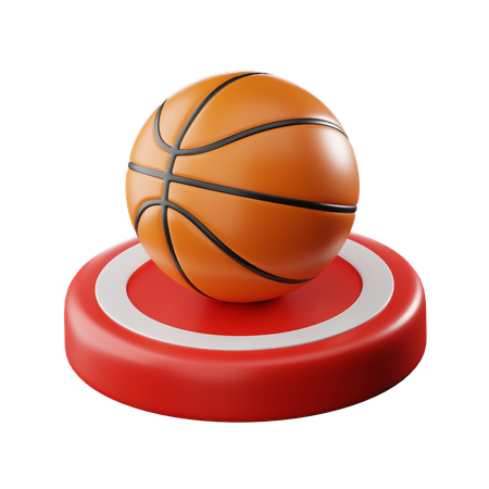 Juego de baloncesto  3D Icon