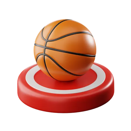 Juego de baloncesto  3D Icon