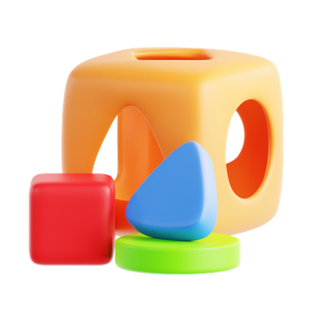 Juego de bloques  3D Icon