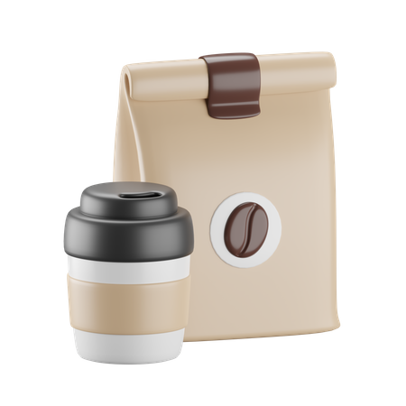 Juego de café  3D Icon