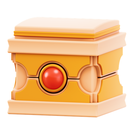 Juego de cofre  3D Icon