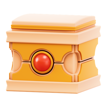 Juego de cofre  3D Icon