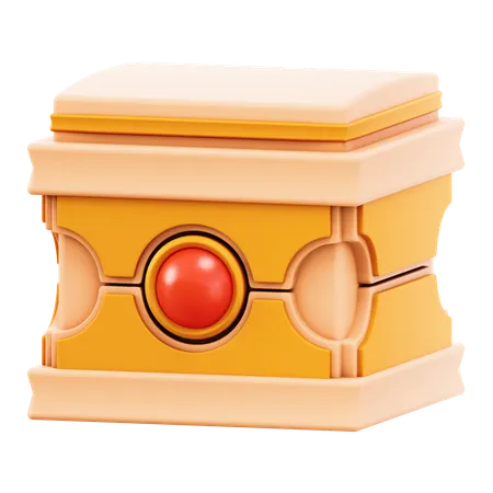 Juego de cofre  3D Icon