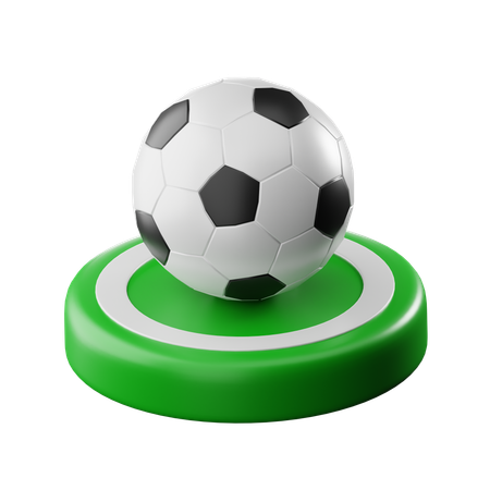 Partido de fútbol  3D Icon