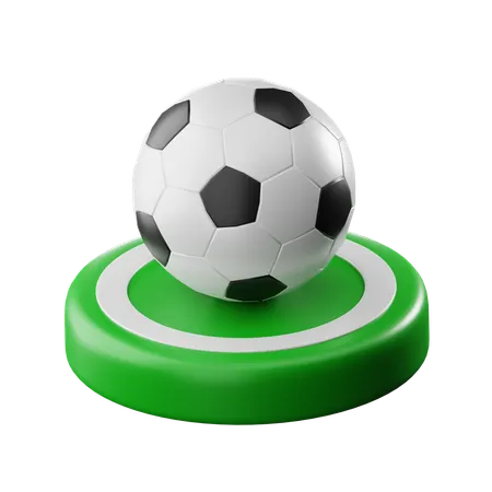 Partido de fútbol  3D Icon