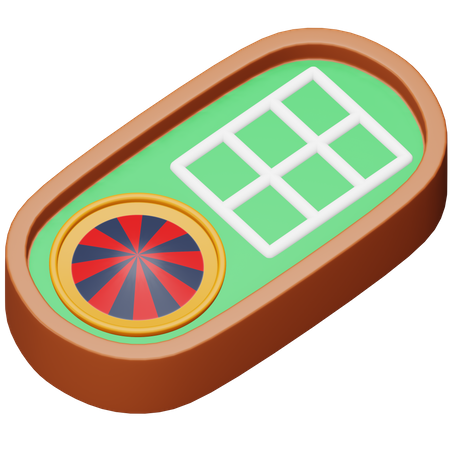 Juego de mesa de casino  3D Icon