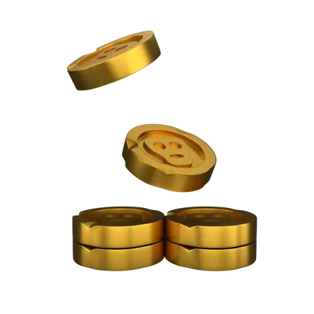 Juego de monedas  3D Icon