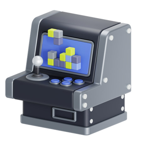 Juego de tetris  3D Icon