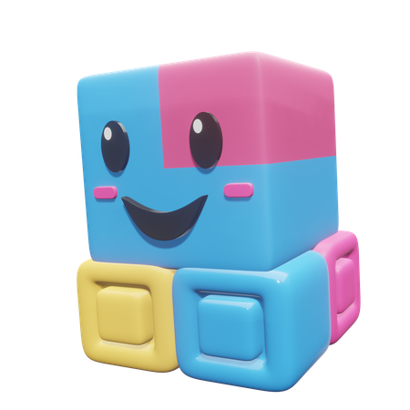 Personaje emoticon del juego  3D Icon