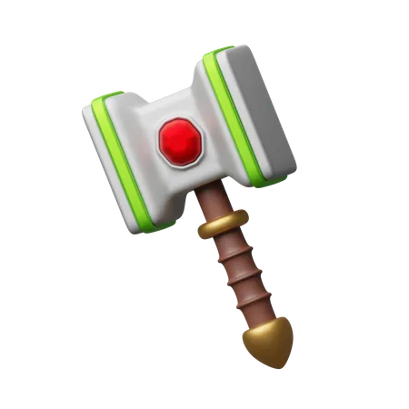 Martillo de juego  3D Icon