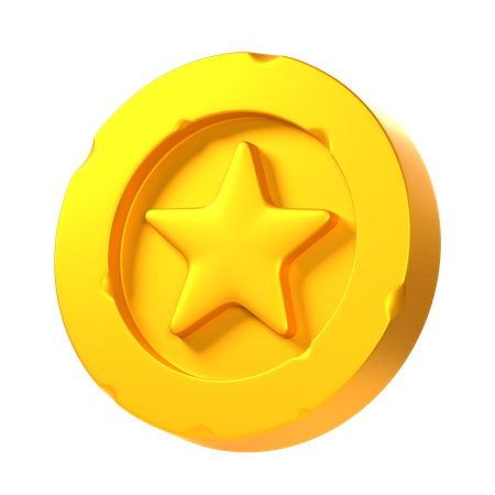 Moneda de juego  3D Icon