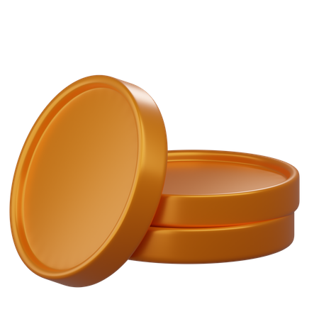 Monedas de juego  3D Icon