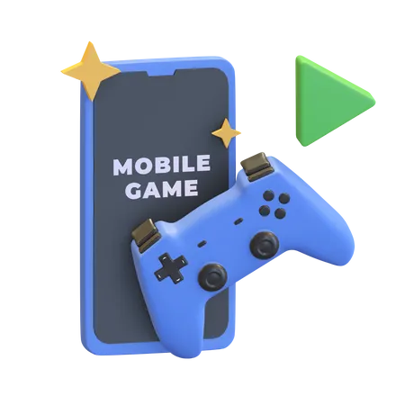 Juego movil  3D Illustration