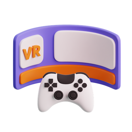 Juegos virtuales  3D Icon