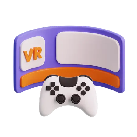 Juegos virtuales  3D Icon