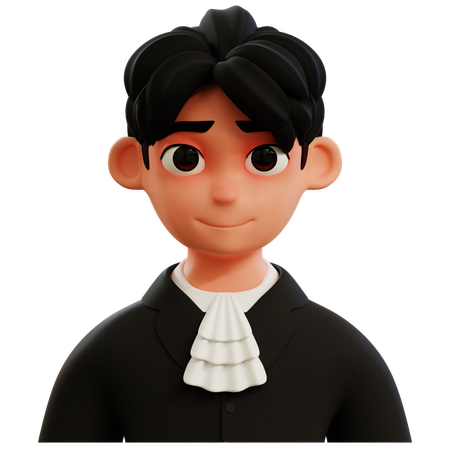 Juez avatar  3D Icon