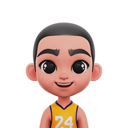 Jugador de baloncesto  3D Icon