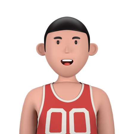 Jugador de baloncesto  3D Icon