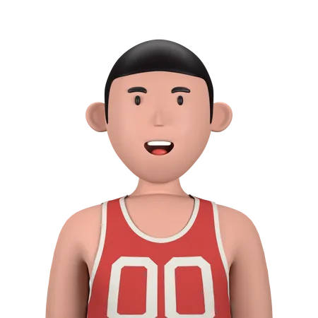 Jugador de baloncesto  3D Icon