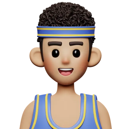 Jugador de baloncesto  3D Icon