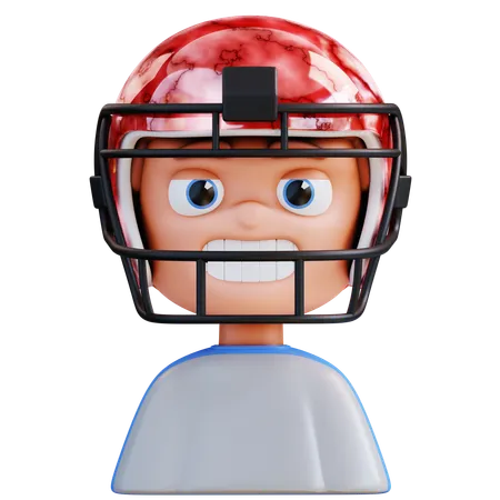 Jugador de fútbol americano  3D Icon