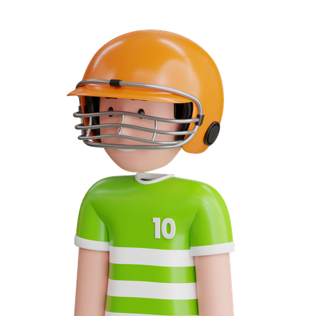 Jugador de rugby  3D Icon