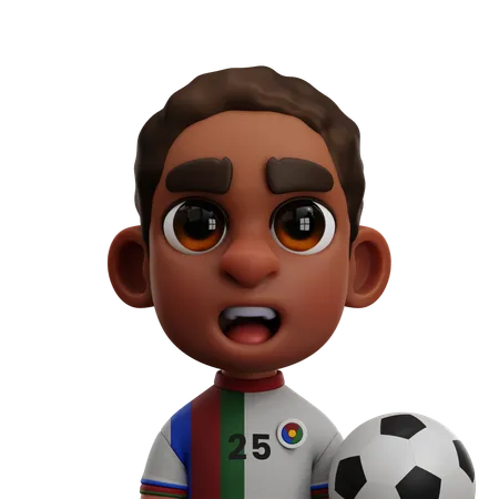 Jugador de Eritrea  3D Icon
