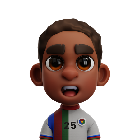 Jugador de Eritrea  3D Icon