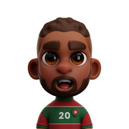 JUGADOR DE MARRUECOS  3D Icon