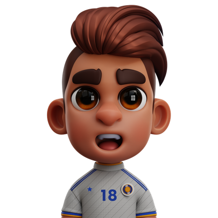 Jugador del Real Madrid  3D Icon