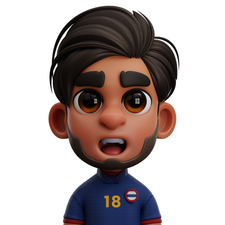 Jugador de Tailandia  3D Icon