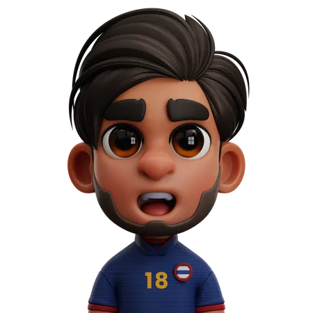 Jugador de Tailandia  3D Icon